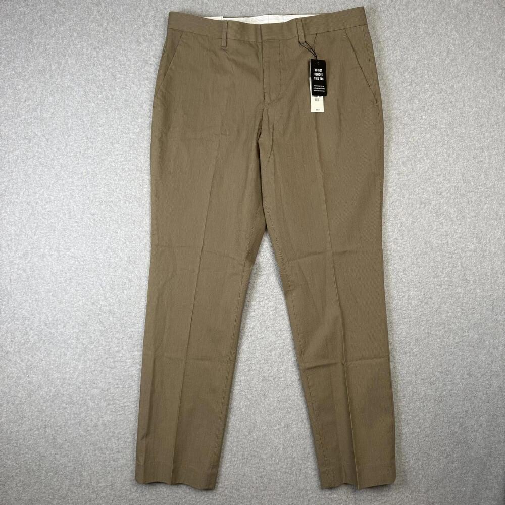 Express Men's Size 30x30 Slim Brown Dress Pants Trousers Cotton Brand New